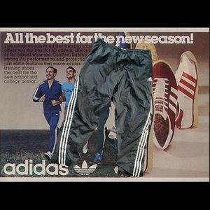 Vintage adidas tear away pants